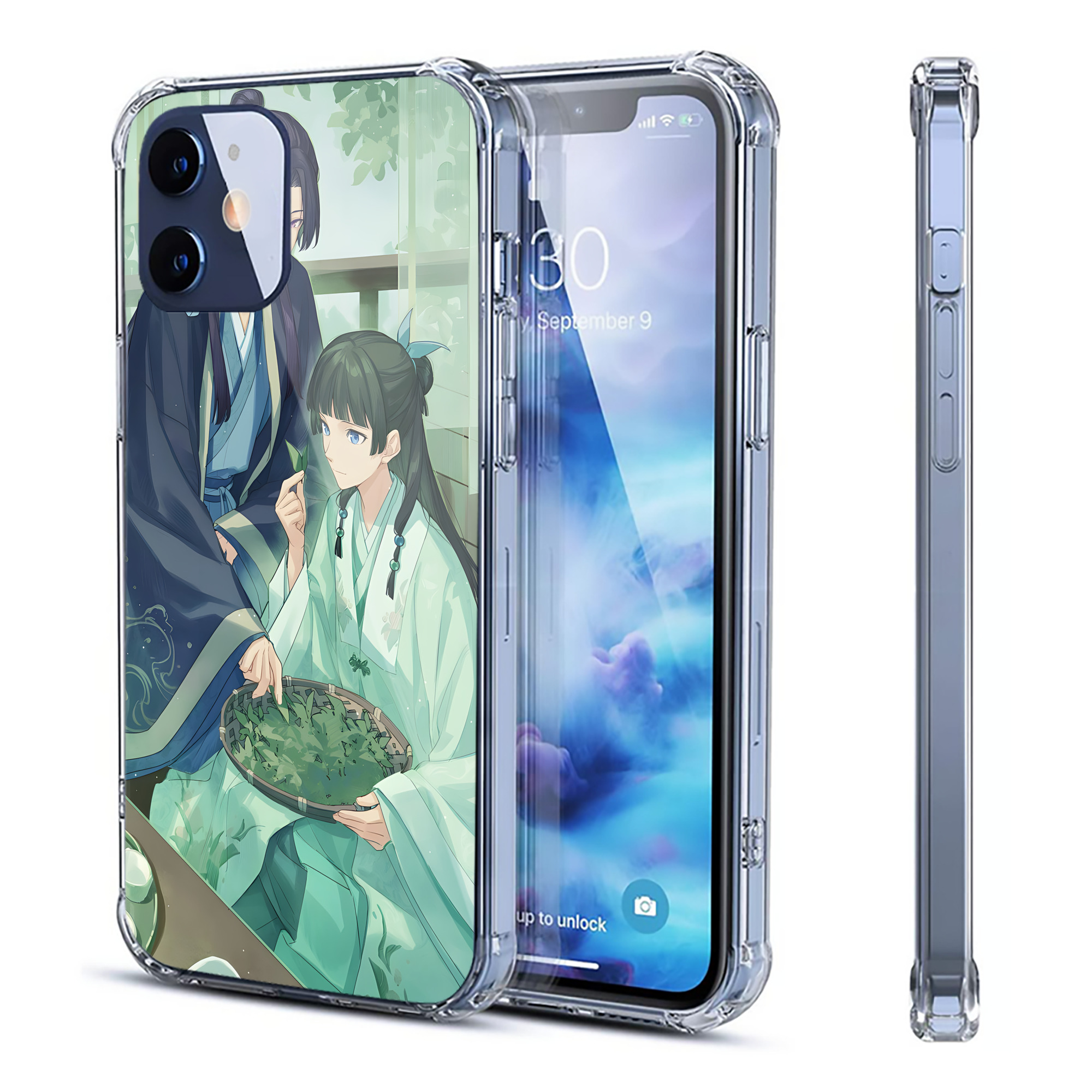 （画像用） 薬屋のひとりごと The Apothecary Diaries 【iPhone 12シリーズ対応】透明スマホケース（クリアソフトケース）